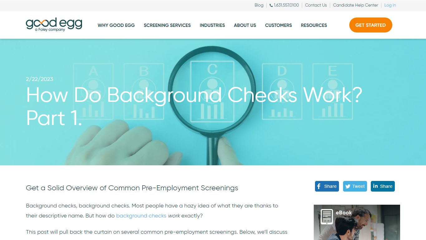 How Do Background Checks Work? Part 1. - Good Egg